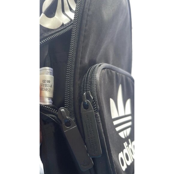 Adidas Originals Santiago Mini Backpack Original Black White Travel Sports Bag - Picture 7 of 11